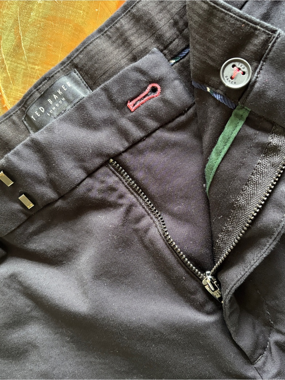 Ted Baker Black Men's Chinos